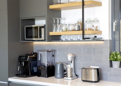 Modern kitchen interior with premium finishes