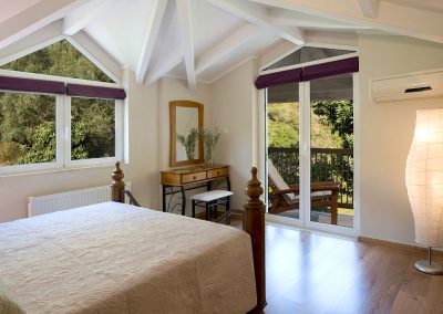 Designer villa interior in Sivota Lefkada with modern Cycladic-inspired décor