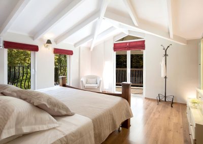 Designer villa interior in Sivota Lefkada with modern Cycladic-inspired décor