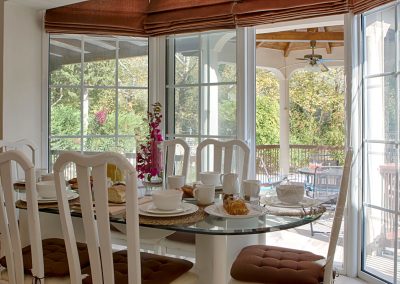 Designer villa interior in Sivota Lefkada with modern Cycladic-inspired décor
