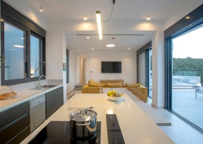 Minimalist luxury kitchen with premium fittings