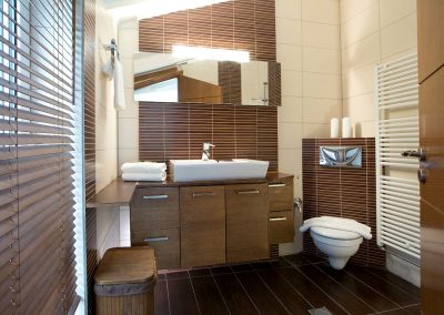 Designer villa interior in Sivota Lefkada with modern Cycladic-inspired décor