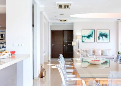 Minimalist luxury kitchen with premium fittings