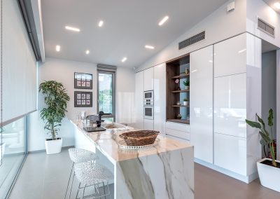 Modern kitchen interior with premium finishes