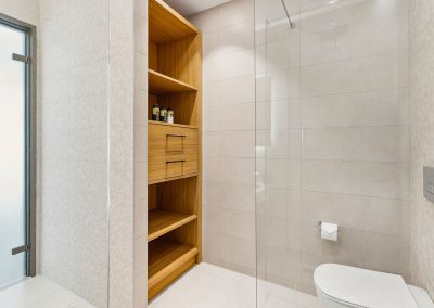 Premium indoor lounge with minimalist décor in Ammousa luxury villa