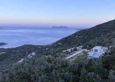 Onar Villa near Nikiana seafront with modern architectural design