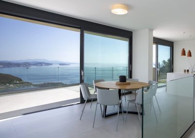 Villa Fortuna in Nikiana with sweeping Ionian Sea views from every room