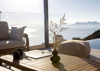 Villa Pelagia above Nikiana with open sea views and 4 bedrooms