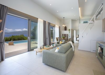Elegant master suite with natural light and modern design