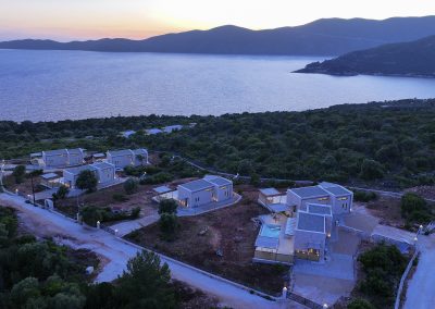 Private luxury accommodation in Lefkada with outdoor lounge area
