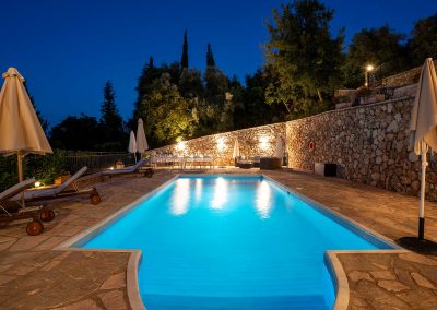 Romantic private pool for couples villa in Ammousa Lefkada