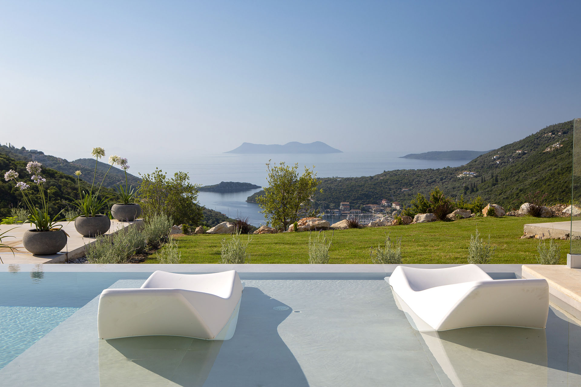 Luxury villa listings in Lefkada with sea and countryside views