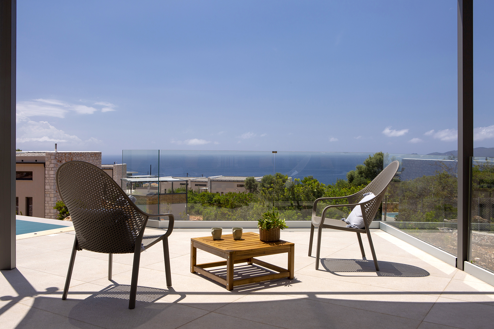 In-house chef and concierge services for luxury villas in Lefkada