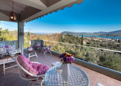 Mediterranean garden surrounding luxury accommodation