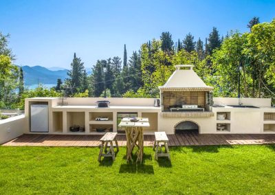 Mediterranean garden surrounding luxury accommodation