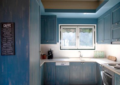 caza azul agios Nikitas kitchen