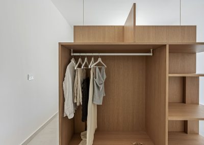Storage and closet space at Villa Mia Rose in Amousa Lefkada with practical design and elegant finish