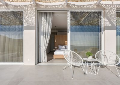 Peaceful outdoor retreat at Villa Mia Rose with pool, terraces and breathtaking sea scenery