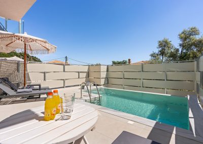 Villa Giovanni Lefkada private pool area for a relaxing island escape